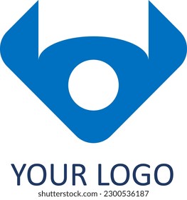Simple vector logo for website, company, brand, and application