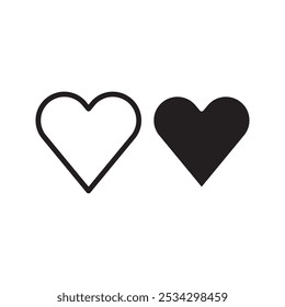 simple vector love vector icon