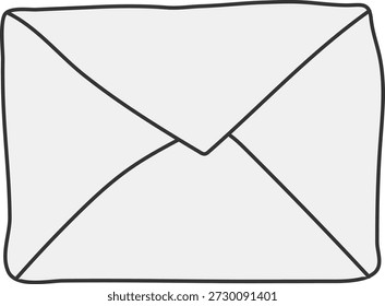 Ilustración de mensaje de amor de Vector simple