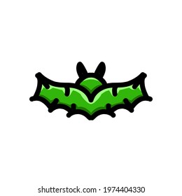 Simple Vector Mascot Design Bat