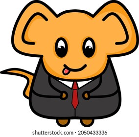 Simple vector mice, suitable for children's shirts and parents' t-shirts, etc.