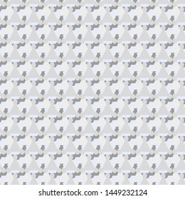 Simple vector monochrome geometric seamless pattern.