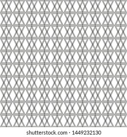 Simple vector monochrome geometric seamless pattern.