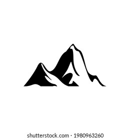 Simple vector mountains free royalty