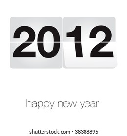simple vector new year wish