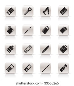 Simple Vector Object Icons - Vector Icon Set