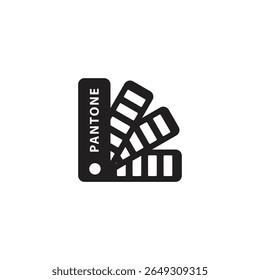 Simple vector Pantone color palette symbol