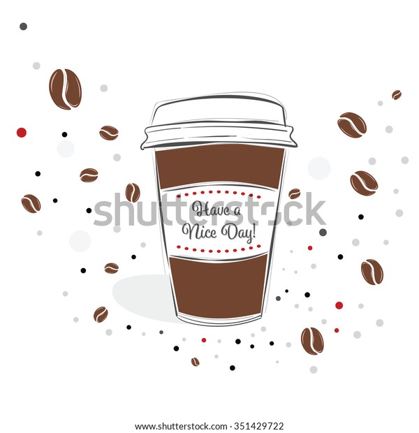 Download Simple Vector Paper Coffee Cup Line Stock Vector (Royalty ...