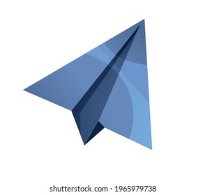 Simple vector paper plane icon