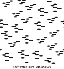 simple vector pattern black round