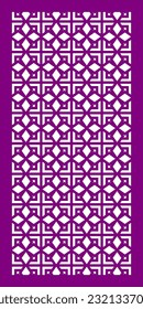 Simple Vector Pattern for CNC Laser Cutting, Decoration, and Ornament 