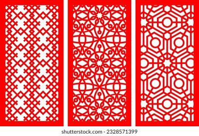 Simple Vector Pattern for CNC Laser Cutting, Decoration, and Ornament