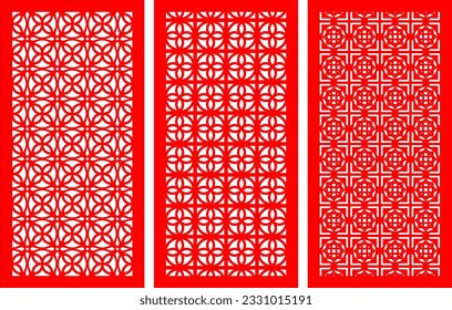 Simple Vector Pattern for CNC Laser Cutting, Decoration, and Ornament