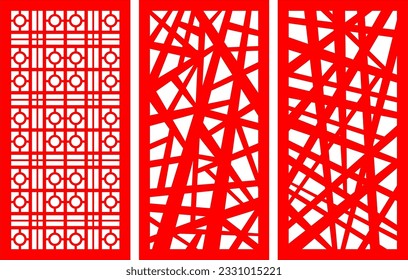 Simple Vector Pattern for CNC Laser Cutting, Decoration, and Ornament