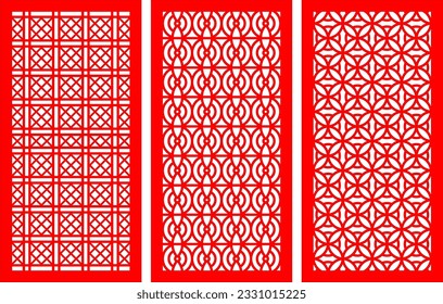 Simple Vector Pattern for CNC Laser Cutting, Decoration, and Ornament