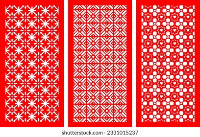 Simple Vector Pattern for CNC Laser Cutting, Decoration, and Ornament
