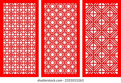 Simple Vector Pattern for CNC Laser Cutting, Decoration, and Ornament