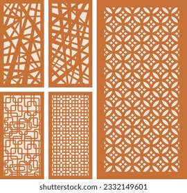Simple Vector Pattern for CNC Laser Cutting, Decoration, and Ornament