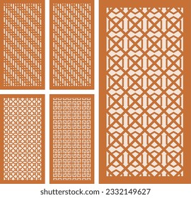 Simple Vector Pattern for CNC Laser Cutting, Decoration, and Ornament