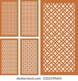 Simple Vector Pattern for CNC Laser Cutting, Decoration, and Ornament