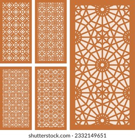 Simple Vector Pattern for CNC Laser Cutting, Decoration, and Ornament