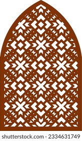 Simple Vector Pattern for CNC Laser Cutting, Decoration, and Ornament