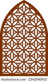 Simple Vector Pattern for CNC Laser Cutting, Decoration, and Ornament