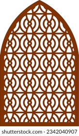 Simple Vector Pattern for CNC Laser Cutting, Decoration, and Ornament
