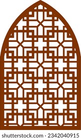 Simple Vector Pattern for CNC Laser Cutting, Decoration, and Ornament