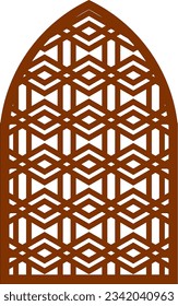 Simple Vector Pattern for CNC Laser Cutting, Decoration, and Ornament