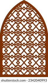 Simple Vector Pattern for CNC Laser Cutting, Decoration, and Ornament