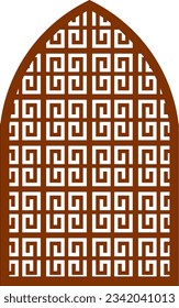 Simple Vector Pattern for CNC Laser Cutting, Decoration, and Ornament