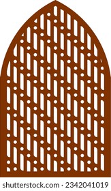Simple Vector Pattern for CNC Laser Cutting, Decoration, and Ornament