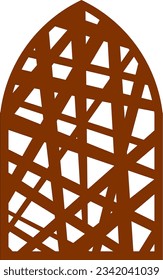 Simple Vector Pattern for CNC Laser Cutting, Decoration, and Ornament