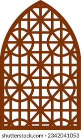 Simple Vector Pattern for CNC Laser Cutting, Decoration, and Ornament