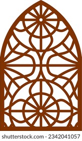 Simple Vector Pattern for CNC Laser Cutting, Decoration, and Ornament