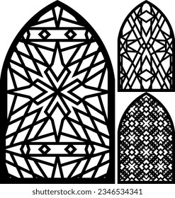 Simple Vector Pattern for CNC Laser Cutting, Decoration, and Ornament