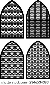 Simple Vector Pattern for CNC Laser Cutting, Decoration, and Ornament