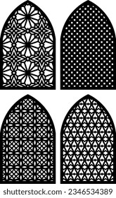 Simple Vector Pattern for CNC Laser Cutting, Decoration, and Ornament