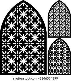 Simple Vector Pattern for CNC Laser Cutting, Decoration, and Ornament