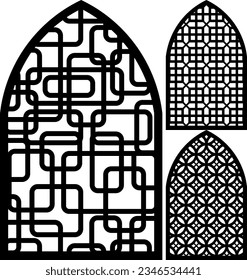 Simple Vector Pattern for CNC Laser Cutting, Decoration, and Ornament