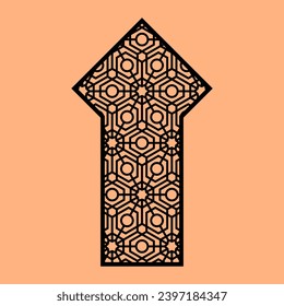 Simple Vector Pattern for CNC Laser Cutting, Decoration, and Ornament