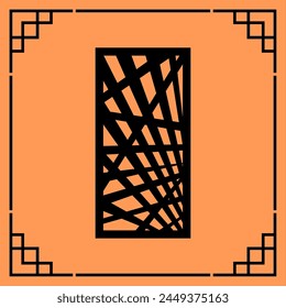 Simple Vector Pattern for CNC Laser Cutting, Decoration, and Ornament