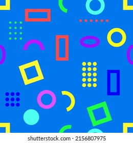 simple vector pattern geometric figures