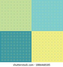 A simple vector pattern made with '+' plus sign set. Can be used for wallpaper, fills, web page background, surface textures. Easy to edit. Vector illustration 