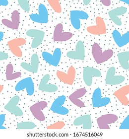 Simple vector pattern in pastel colors. Great for children's textiles, prints, web pages and other surfaces.