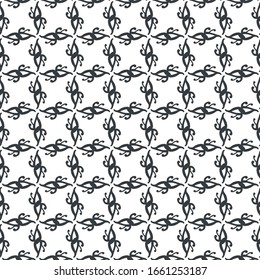 simple vector pattern with stylized doodle eyes. monochrome illustration