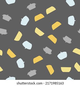 simple vector pattern tea pot and cup
