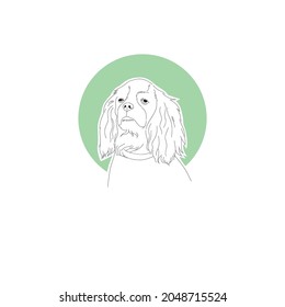 
Simple vector pet with line art illustration, eps10
