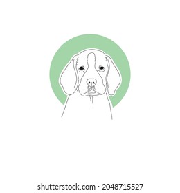 
Simple vector pet with line art illustration, eps10